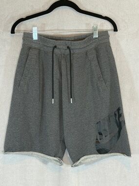 Nike - Gray/Black - Fleece Shorts - S